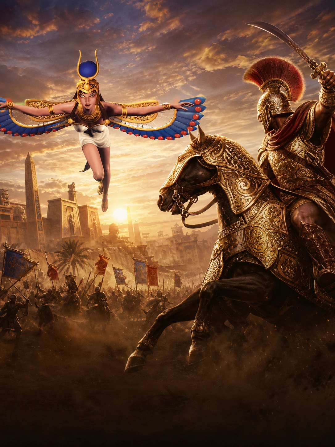 Seven Kingdoms II HD historical strategy key art